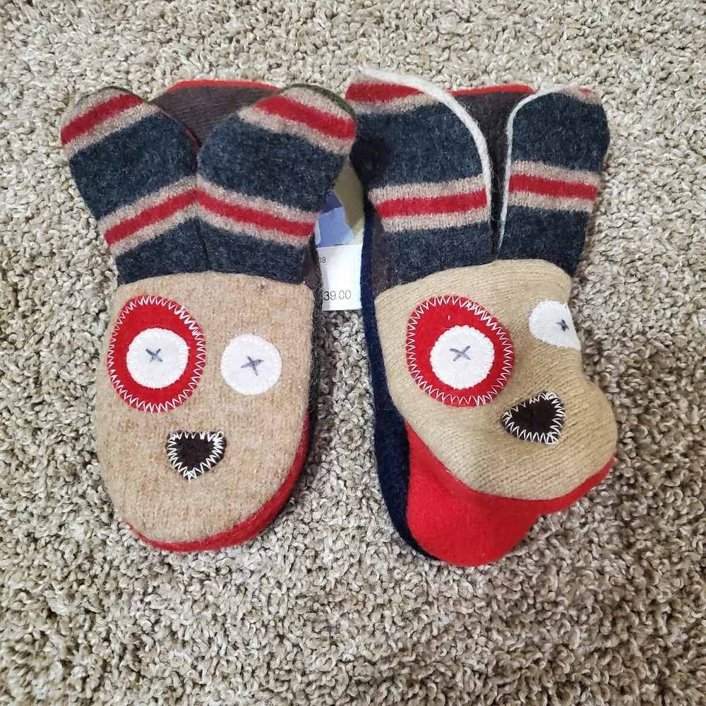 NEW Carters Cate &Levi Collection Childrens‎ Mittens Gloves 1/3 Years